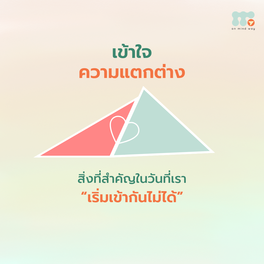 หลาย ๆ ครั้ง “ความเข้ากันได้ดี” มักเป็นสิ่งที่ช่วยสร้างความรู้สึกปลอดภัยและสบายใจเวลาที่เราอยู่กับใครสักคน ทำให้เกิดความรู้สึกดี ๆ ที่ทำให้ทั้งคู่อยากอยู่ในความสัมพันธ์ด้วยกัน การมีบางอย่างที่เชื่อมโยงกันได้ง่าย เช่น มีความสนใจคล้ายกัน มีวิธีคิดหรือวิถีชีวิตที่ไปด้วยกันได้ อาจทำให้เรารู้สึกว่าอีกฝ่ายเข้าใจเรา และทำให้เกิดความผูกพันต่อกันได้ง่ายโดยไม่ต้องพยายามอะไรมาก แต่เมื่อความสัมพันธ์ดำเนินต่อไป เราและเขาก็ต่างเติบโตผ่านการเรียนรู้และประสบการณ์ที่เข้ามาในชีวิต และอาจมีบางอย่างในตัวเราทั้งคู่ที่เปลี่ยนแปลงไป จากคนที่เคยมีเวลาให้กันมาก อาจกลายเป็นมีเวลาให้กันน้อยลง จากที่เคยมองหลาย ๆ เรื่องคล้ายกัน อาจเริ่มเห็นต่างกันมากขึ้น จากที่เคยมีเป้าหมายชีวิตคล้าย ๆ กัน อาจเริ่มมีเป้าหมายใหม่ที่ทำให้แผนในชีวิตแตกต่างไปจากเดิม การเปลี่ยนแปลงเหล่านี้อาจเกิดขึ้นทีละนิดในความสัมพันธ์ โดยที่ต่างฝ่ายต่างไม่รู้ตัว จนวันหนึ่งเราอาจเริ่มรู้สึกว่า “เราเข้ากันไม่ได้เหมือนเมื่อก่อนแล้ว” เมื่อสิ่งที่เคยเข้ากันได้ เริ่มเปลี่ยนไป ในช่วงแรกของความสัมพันธ์ เราอาจรู้สึกว่าหลายอย่างระหว่างเรากับอีกฝ่ายลงตัวได้ง่าย ทั้งความสนใจ ความคิด วิถีชีวิต หรือเป้าหมายบางอย่าง สิ่งเหล่านี้ทำให้เรารู้สึกว่า “เราเข้าใจกัน” แต่เมื่อเวลาผ่านไป ความสัมพันธ์ไม่ได้หยุดอยู่กับที่ เพราะทั้งเราและอีกฝ่ายต่างก็มีประสบการณ์ใหม่ ๆ เข้ามาเรียนรู้และเติบโตจากสิ่งที่เกิดขึ้นในชีวิต และเมื่อเราเปลี่ยนแปลง สิ่งที่เคยทำให้เราสองคนเข้ากันได้ดี ก็อาจเปลี่ยนแปลงตามไปด้วย เราอาจมีเวลาให้กันน้อยลง มุมมองต่อเรื่องต่าง ๆ อาจแตกต่างกันมากขึ้น หรือเป้าหมายในชีวิตของเราอาจไม่เหมือนเดิมอีกต่อไป สิ่งที่เกิดขึ้นจึงไม่ได้หมายความว่า ความรักหายไป เสมอไป แต่อาจเป็นเพราะคนสองคนกำลังเผชิญกับ “การเปลี่ยนแปลง” ในความสัมพันธ์ แนวคิดเรื่องความสัมพันธ์ในงานวิจัยเองก็มองว่า ความสัมพันธ์ไม่ได้เป็นสิ่งที่อยู่นิ่ง ๆ แต่ต้องอาศัยกระบวนการและการกระทำของทั้งสองฝ่ายในการรักษาและพัฒนาความสัมพันธ์ต่อไป “เราเข้ากันไม่ได้” อาจไม่ได้แปลว่า “เราไม่รักกันแล้ว” เมื่อความแตกต่างเริ่มชัดเจนขึ้น หลายคู่จึงเริ่มเผชิญกับคำถามว่า “เรายังรักกันเหมือนเดิมหรือเปล่า?” เพราะเมื่อสิ่งที่เคยสอดคล้องไปในทางเดียวกัน เริ่มมีสิ่งที่แตกต่างหรือสวนทางกันมากขึ้น เราอาจรู้สึกถึงความห่างเหิน ไม่ถูกเข้าใจ และ Connect กันได้น้อยลง จนเกิดเป็นความรู้สึกไม่มั่นคงในความสัมพันธ์ แต่จริง ๆ แล้ว ความแตกต่างไม่ได้เป็นเครื่องมือวัดความรักหรือความมั่นคงของความสัมพันธ์เพียงอย่างเดียว เพราะสิ่งที่สำคัญกว่าการมีทุกอย่างเหมือนกัน คือการที่ทั้งสองคนยังสามารถมองเห็นความแตกต่างของกันและกัน และพยายามหาวิธีที่จะอยู่ร่วมกับความแตกต่างนั้นได้ งานทบทวนด้านความสัมพันธ์ก็ให้ความสำคัญกับ “ความรู้สึกว่าได้รับความเข้าใจและการเห็นคุณค่า” โดยมองว่าความรู้สึกเหล่านี้มีส่วนเกี่ยวข้องกับคุณภาพของความสัมพันธ์ และสามารถช่วยสร้างวงจรเชิงบวกของความเข้าใจและการตอบสนองระหว่างคู่รักได้ “เข้ากันได้” ไม่จำเป็นต้องหมายถึง ต้องเหมือนกัน การที่เราเข้ากันได้ ไม่ได้แปลว่าเรากับอีกฝ่ายต้องคิดเหมือนกัน หรือมองความสัมพันธ์ไปในทิศทางเดียวกันเสมอไป แต่การ “เข้ากันได้” อาจหมายถึงการเข้าใจว่า คนเราล้วนเติบโตและเปลี่ยนแปลงอยู่เสมอ ดังนั้น การที่เราไม่สามารถเข้ากันได้เหมือนในอดีต ไม่ได้หมายความว่าความสัมพันธ์ไม่มีความหมายอีกต่อไป แต่อาจหมายถึงว่า เรากำลังอยู่ในช่วงเวลาที่ต้องกลับมาหา “จุดพอดี” ใหม่ จุดพอดีที่มีพื้นที่ของทั้ง ฉัน เธอ และเรา และกลายเป็น combination แบบใหม่ของความสัมพันธ์ เพราะความแตกต่างไม่ได้เป็นเครื่องมือวัดความรัก... จริง ๆ แล้ว ความแตกต่างไม่ได้เป็นเครื่องมือวัดว่าเรารักกันมากน้อยแค่ไหน หรือเป็นตัวชี้วัดเพียงอย่างเดียวว่าความสัมพันธ์ของเราจะมั่นคงหรือไม่ เพราะสิ่งที่สำคัญกว่า คือเมื่อเราเริ่มเห็นว่าความแตกต่างนั้นเกิดขึ้น เรารับรู้ได้อย่างไรว่า ความแตกต่างนั้นคือการรักกันน้อยลง ไม่แคร์ หรือไม่ให้ความสำคัญต่อกัน หรือ เป็นการรับรู้ว่าเรากำลังเผชิญกับความท้าทายแบบหนึ่ง ที่เรียกว่า “การเปลี่ยนแปลง” ในความสัมพันธ์ คำถามสำคัญจึงอาจไม่ใช่แค่ “เรายังเหมือนเดิมไหม?” แต่เป็น “ในวันที่เราเห็นต่างกัน เรายังเลือกที่จะเข้าใจความแตกต่าง และพยายามหาจุดพอดีร่วมกันหรือเปล่า?” ท้ายที่สุดแล้ว หากเรายังคงเลือกกันและกัน แม้ในวันที่เรามีหลายสิ่งที่ไม่เข้ากัน สิ่งนั้นก็อาจเป็นอีกหนึ่งรูปแบบของความรักที่มั่นคงในความสัมพันธ์ เพราะ “ความเข้าใจ” และ “ความพยายามกลับมาหาจุดพอดีด้วยกัน” อาจสำคัญกว่าการที่เราต้องเหมือนกันในทุกเรื่อง ความเข้าใจและความรู้สึกมั่นคงปลอดภัย เป็นเรื่องของคนสองคน การสร้างความเข้าใจและความรู้สึกมั่นคงปลอดภัยจึงไม่ได้เป็นงานของฝ่ายใดฝ่ายหนึ่ง แต่เป็นงานคู่ ที่ทั้งสองฝ่ายต้องกลับมาทำงานกับตัวเองว่า เรามองความแตกต่างนั้นอย่างไร และ เราจะปรับตัวกันอย่างไร เพื่อให้ยังคงสัมผัสถึงความรักและความสำคัญของกันและกันได้อยู่ หากในวันที่ความแตกต่างเริ่มมากขึ้น ความรู้สึกที่เกิดขึ้นนั้นท่วมท้น หรือยากต่อการทำความเข้าใจและพูดคุยกัน การปรึกษานักจิตวิทยา ทั้งแบบเดี่ยวหรือแบบคู่ ก็เป็นอีกหนึ่งทางเลือกที่ช่วยให้เราได้กลับมาเข้าใจสิ่งที่เกิดขึ้นในใจของเราและความสัมพันธ์ได้ชัดเจนมากขึ้น